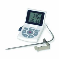 [해외] CDN DTTC-W Combo Probe Thermometer, Timer and Clock - White