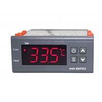 [해외] Inkbird All-Purpose Digital Temperature Controller Fahrenheit and Centigrade Thermostat w Sensor 2 Relays ITC-1000