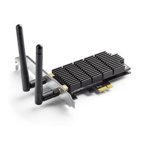 [해외] TP-LINK Archer T6E AC1300 PCIe Wireless WiFi Network Adapter Card for PC, with Heatsink Technology (Certified Refurbished)