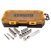 [해외] DEWALT DWMT73805 Tool Kit 1/4 Drive Socket Set, 25 Piece