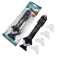 [해외] Haoguo 3 in 1 Silicone Caulking Tools, Sealant Removal Tool with 5 Pieces Tool Kit