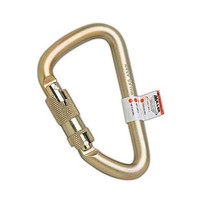 [해외] Honeywell 17D-1/ Miller Steel Twist-Lock Carabiner, 4-5/8, Gold