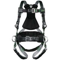 [해외] Miller Revolution Full Body Safety Harness with Quick Connectors, Removable Belt, Side D-Rings and Pad, Universal Size-Large/XL, 400 lb. Capacity (RDT-QC-BDP/UBK)