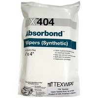 [해외] Texwipe TX404 Absorbond 4 inch x 4 inch 1200 Wipes/Bag -2 pack