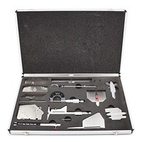 [해외] Welding Gauge Tool Kit Welding Measure Gauge Test Ulnar Welder Inspection 15pcs In One Box