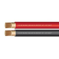 [해외] 2 Gauge Premium Welding Cable Black + Red Combo Pack - 20 FT of Each