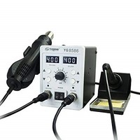 [해외] YAOGONG Automatic 2 In 1 Hot Air SMD Digital Rework Soldering Iron Station Mobile Phone Repair Tools