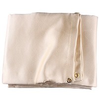 [해외] Weldflame Welding Blanket 4X6 with Kevlar Stitched Edge Heavy Duty 4.2 Pounds Golden