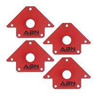 [해외] ABN Arrow Welding Magnet – Metal Working Tools and Equipment, 45, 90, 135 Degree Angle Magnet, 4 Pack of 50 Lb Magnet