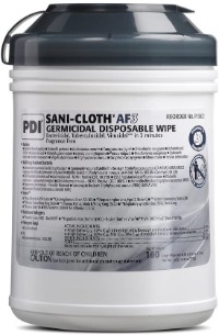 [해외] 소독 와이프 소독포, 4통 ,Sani-Cloth AF3  LHS-P13872 Alcohol-Free Disposable Disinfectant Wipes - 160 Wipes [B00KMZ7KMO]