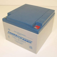 [해외] 납축전지 Powersonic PS-12260F2 12V, 26AH Rechargeable Lead Acid Battery 