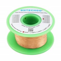 [해외] BNTECHGO 36 AWG Magnet Wire - Enameled Copper Wire - Enameled Magnet Winding Wire - 4 oz - 0.0049Diameter 1 Spool Coil Natural Temperature Rating 155℃ Widely Used for Transformers