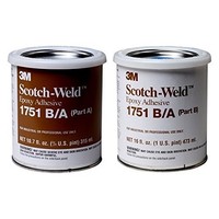 [해외] 3M Scotch-Weld 20101 Epoxy Adhesive 1751 Part B/A, Gray, 1 Pint Kit