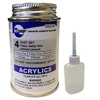 [해외] Weld-On 4 Acrylic Adhesive - 4 Oz and Weld-On Applicator Bottle with Needle