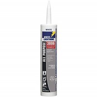 [해외] White Lightning 425-WL30060 3006 All Purpose Adhesive Caulk, 10 oz Cartridge, White (Pack of 12)