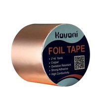 [해외] KAVANI Copper Foil Tape with High Conductive Adhesive(2 Inch x 6 Yards/50mm 5.49m)