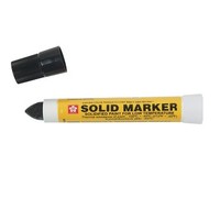 [해외] Sakura XSC-T-49 Black Solidified Paint Low Temperature Solid Marker, -40 to 212 Degree F, 13 mm Twist-Up Tip (Pack of 12)