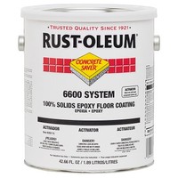 [해외] Rust-Oleum 282115 Clear 6600 System Concrete Saver Less than 100 VOC Heavy Duty Maintenance Floor Coating, Activator (Pack of 2)