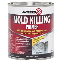 [해외] Rust-Oleum 276087 White Zinsser Mold Killing Primer, 1 quart Can (Pack of 4)