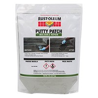[해외] RustOleum 291995 Gray Concrete Saver Putty Patch, 3 lb, 16 gal, Pouch (Pack of 6)