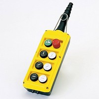 [해외] ASI PLB08-E 8 Button Crane Pendant Station, Double Row, 6 Bidirectional Push Buttons, 1 Alarm Button, 1 Emergency Stop, 1NC/8No Contacts