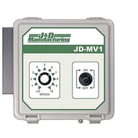 [해외] J and D Manufacturing JDMV1 Manual Variable Speed Control, Variable Output, 115V/230V, 50 Hz/60 Hz, 12 FL Amp, 1 Stage , Gray