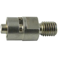 [해외] Cadence Science 6320 Plated Brass Threaded End (UTS) Adapter, Male Luer Lock to 1/4-28 Standard Thread with Wrench Flats (Pack of 10)