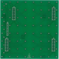 [해외] Jameco Kitpro PCB-CUBE1 PCB for LED Cube Kit, Cube Base, 8 x 8 x 8 Size