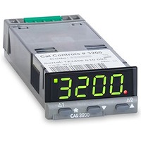 [해외] CAL Controls 320003 CAL 3200 Series 1/32 DIN Temperature Controller, 100 to 240 VAC, SSR Driver and Relay Outputs, Red LED