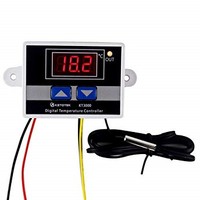 [해외] KETOTEK Digital Temperature Controller Thermostat Regulator Sensor with Probe Heating/Cooling Temperature Control Switch - 110V