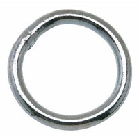 [해외] Campbell T7660961 Welded Ring, Zinc Plated, 2 Trade, 1-1/2 ID, 0.26 Wire Size, 200 lbs Load Capacity