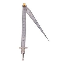 [해외] ZXHAO 0-15mm 2 in 1 Set Metric Wedge Feeler Gauge Metric Taper Gauge Depth Ruler Welding Taper Gauge Wedge Feeler