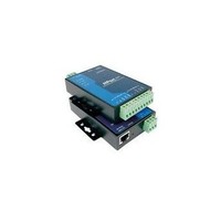 [해외] MOXA NPort 5230 w/Adapter 1 Port RS-422/485 Device Server, 1 Port RS-232, 10/100M Ethernet, Terminal Block, 15KV ESD, 12-30VDC