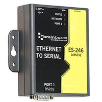 [해외] Brainboxes Device Server - 10Mb LAN, 100Mb LAN, RS-232 (ES-246)