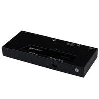 [해외] StarTech.com 2 Port HDMI Switch w/ Automatic and Priority Switching - 2 In 1 Out HDMI Selector with Automatic Priority Switching – 1080p