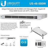[해외] UniFi Switch PoE US-48-500W Switch Managed PoE+ Layer 2 Gigabit with SFP 500 Watts - 70 Gbps