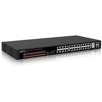 [해외] UTT S1242P 24-Port Internet Unmanaged PoE Switch with（24 PoE Port 2 Gigabit Ethernet Uplinks Ports）– 260W – 802.3af/at – for IP Camera and AP