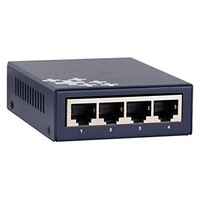 [해외] Huacomm 5-Port Smart 10/100Mbps PoE+ Switch with 4 PoE Ethernet Ports IEEE 802.3af/802.3at Sturdy Metal Plug-and-Play Desktop 65W PoE Budget Unmanaged HC1705P