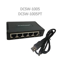 [해외] Dualcomm DCSW-1005PT 10/100 Ethernet Network TAP w/PoE Pass-Through