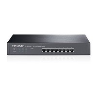[해외] TP-Link 8-Port Gigabit Ethernet Unmanaged Switch Plug and Play Metal Desktop/Rackmount Limited Lifetime (TL-SG1008)