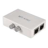 [해외] MT-VIKI 2 Ports Network Switch Splitter Selector Hub 2-in 1-Out or 1-in 2-Out 100M MT-RJ45-2M