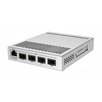[해외] MikroTik 5-Port Desktop Switch, 1 Gigabit Ethernet Port, 4 SFP+ 10Gbps Ports (CRS305-1G-4S+IN)