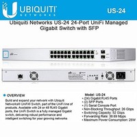 [해외] Ubiquiti Networks US-24 24-Port UniFi Managed Gigabit Switch with SFP