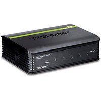 [해외] TRENDnet 5-Port Unmanaged 10/100 Mbps GREENnet Ethernet Desktop Plastic Housing Switch, 5 x 10/100 Mbps Ports, 1Gbps Switching Capacity, TE100-S5