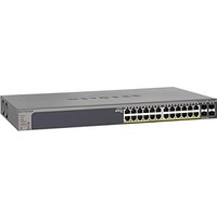 [해외] NETGEAR GS728TP-100NAS 24-Port Gigabit Ethernet Smart Managed Pro Switch, PoE/PoE+, 192w, 4 SFP, ProSAFE Lifetime Protection (GS728TP)