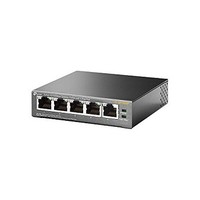 [해외] TP-Link 5 Port PoE Switch Fast Ethernet Unmanaged 4 PoE Ports 57W 802.3af Compliant Shielded Ports Plug and Play Desktop Metal (TL-SF1005P)