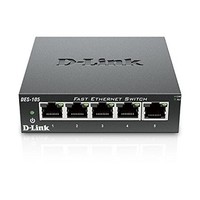 [해외] D-Link 5 Port 10/100 Unmanaged Metal Desktop Switch (DES-105)