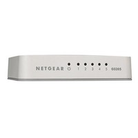 [해외] NETGEAR 5-Port Gigabit Ethernet Unmanaged Switch, Desktop, 10/100/1000Mbps (GS205)