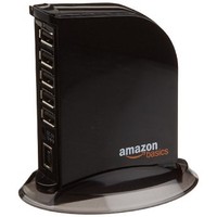 [해외] AmazonBasics 7 Port USB 2.0 Hub with 5V/4A Power Adapter