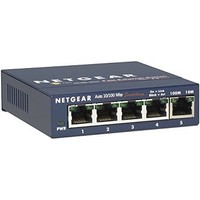 [해외] NETGEAR 5-Port Fast Ethernet Unmanaged Switch, Desktop, ProSAFE Lifetime Protection (FS105NA)